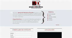 Desktop Screenshot of grupodetectives.com