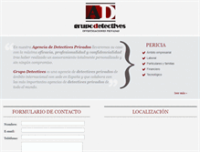 Tablet Screenshot of grupodetectives.com